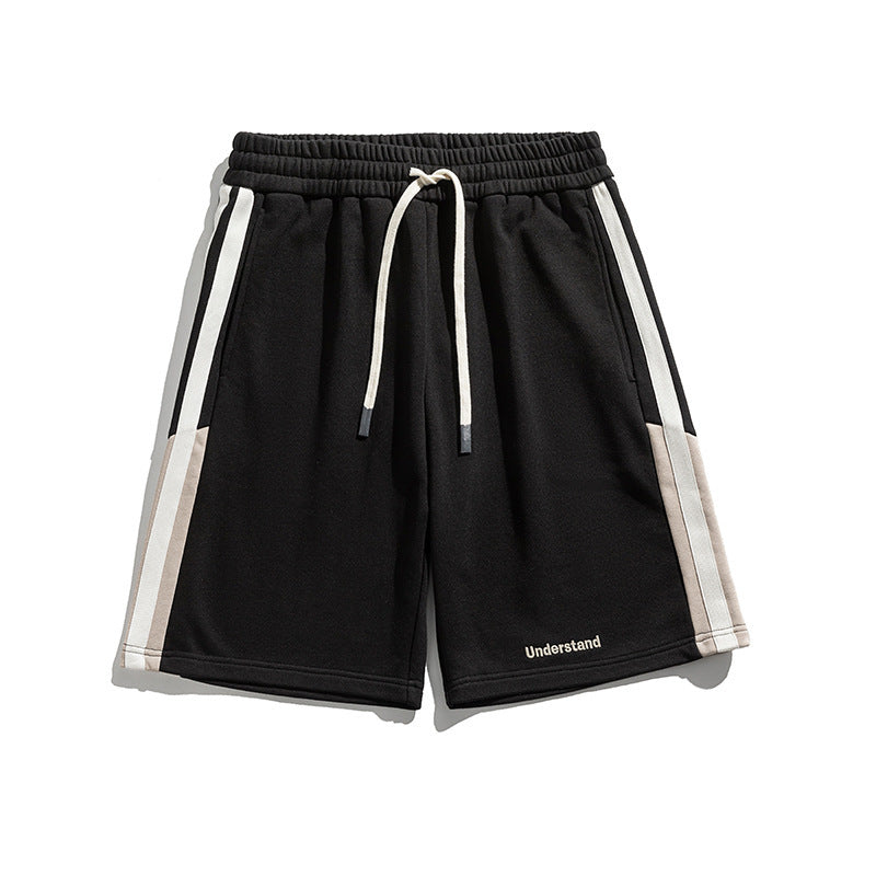 Men’s Summer American Sports Striped Shorts