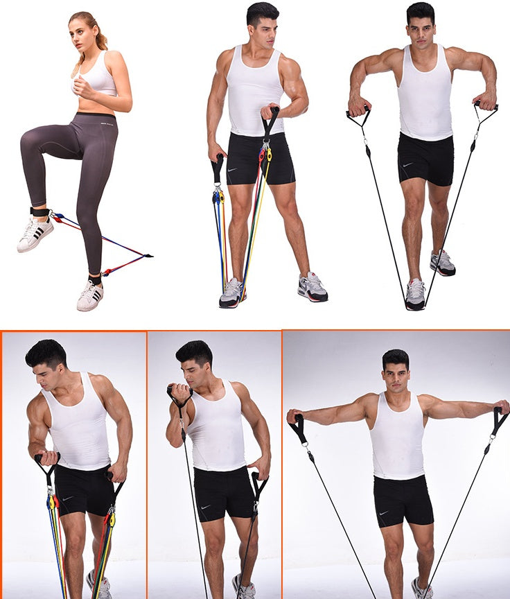 Portable Fitness Resistance Band Set