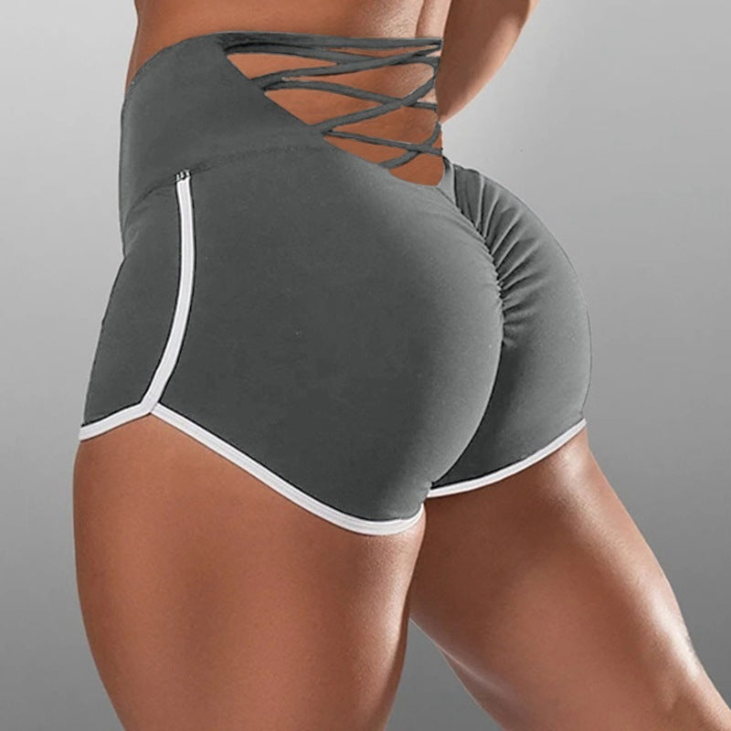 Pure Color Women’s Summer Fitness Yoga Shorts