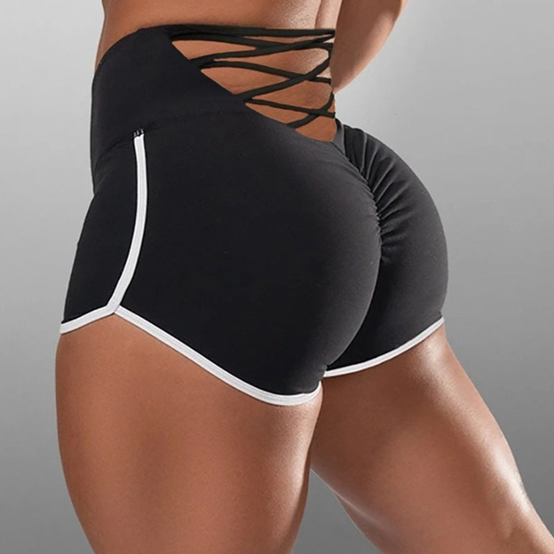 Pure Color Women’s Summer Fitness Yoga Shorts