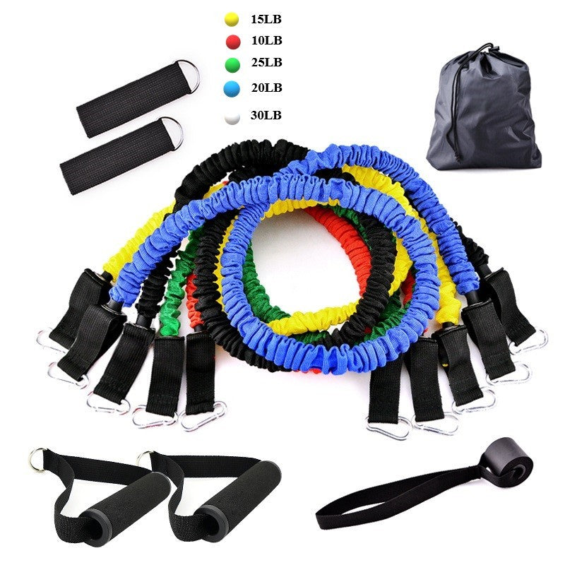 Portable Fitness Resistance Band Set