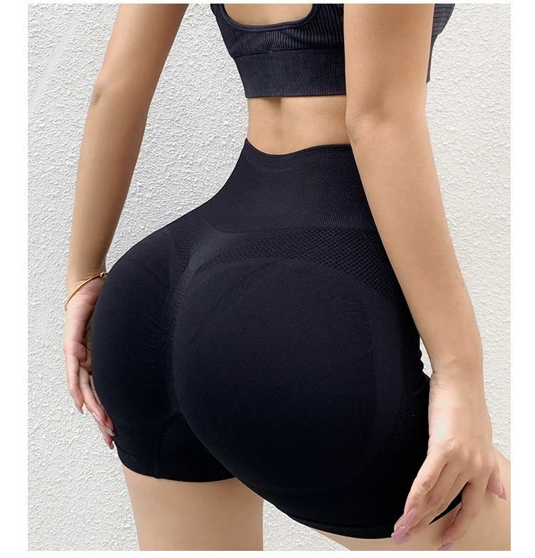 Seamless Butt Lifting Fitness Yoga Shorts