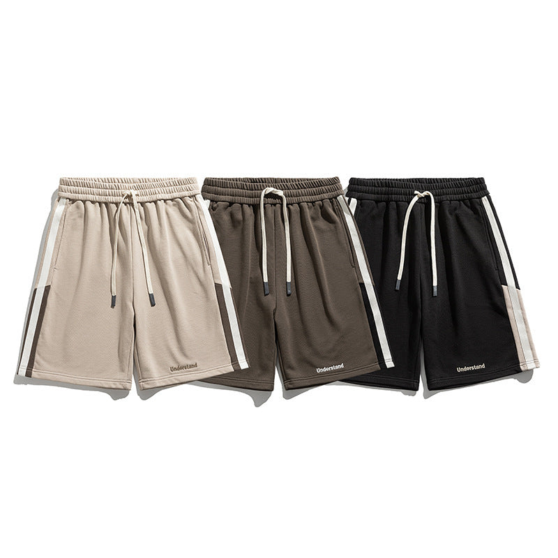 Men’s Summer American Sports Striped Shorts
