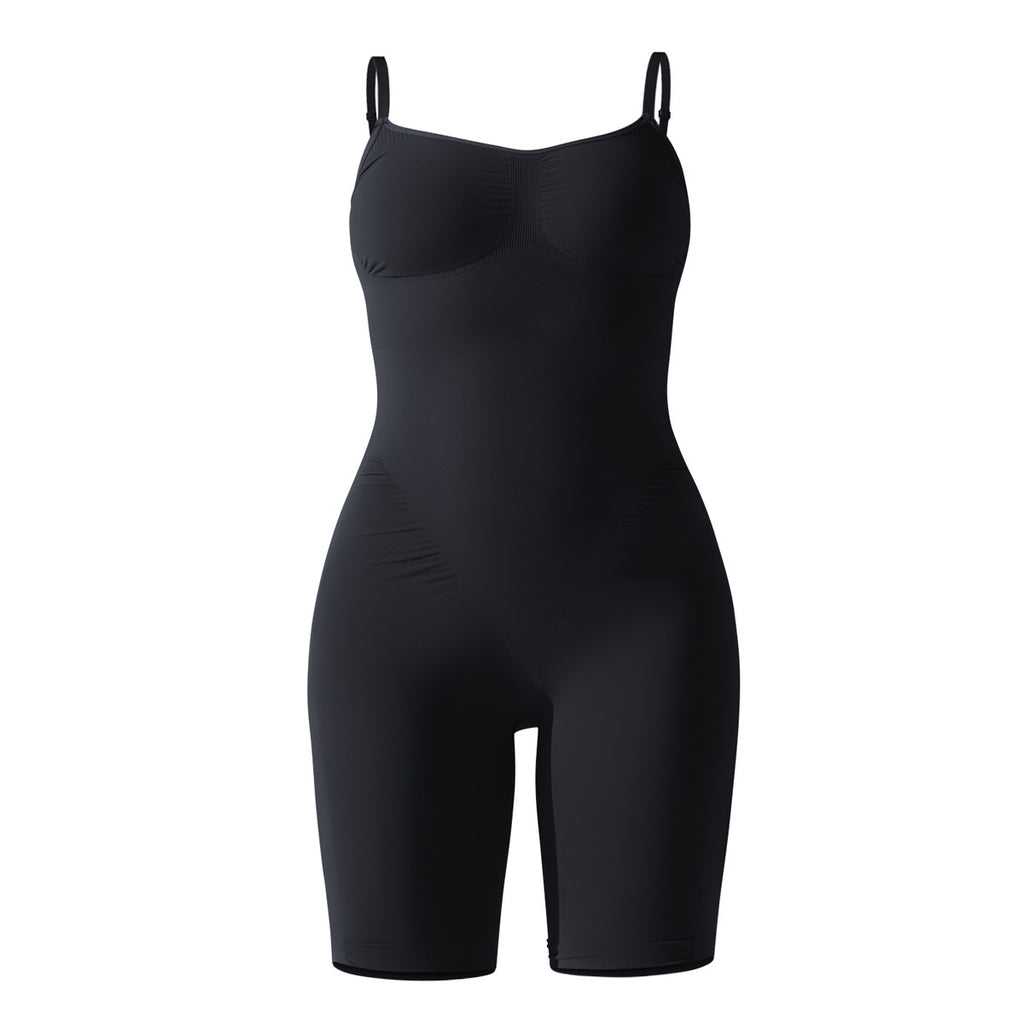 High Elastic Sports Jumpsuit Shorts