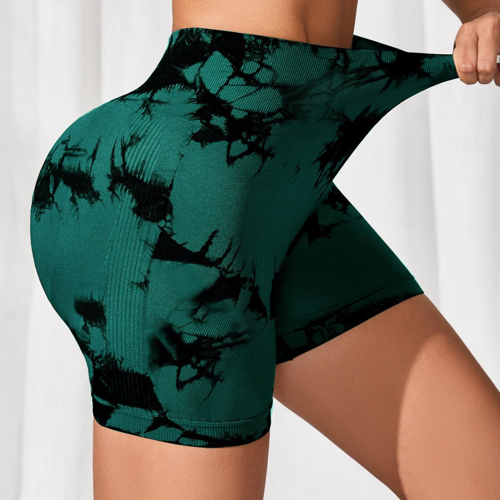 Tie-Dye Sports Yoga Fitness Shorts