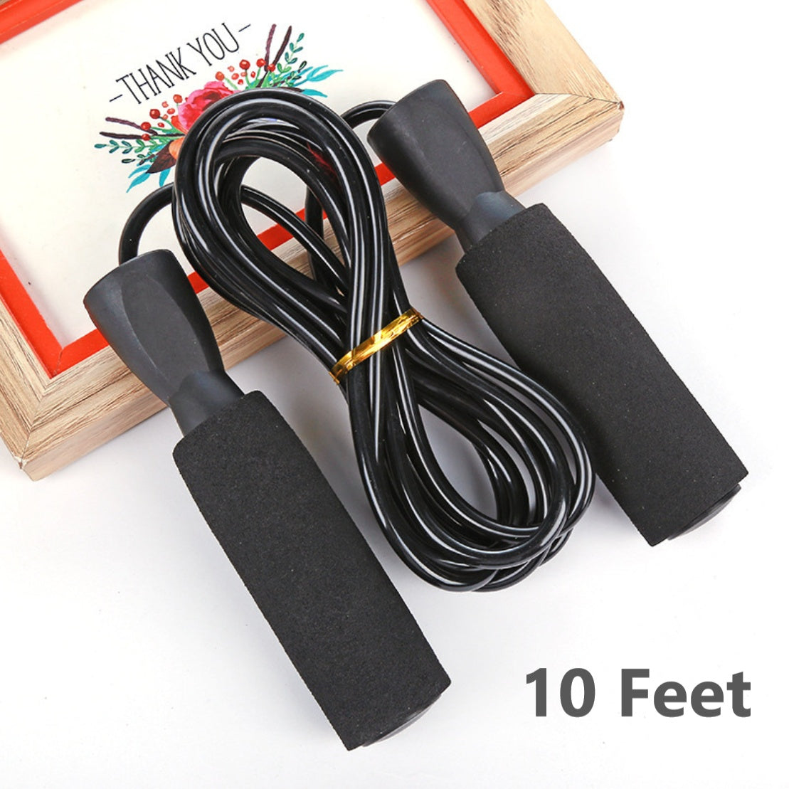 Gym Aerobic Exercise Boxing Skipping Rope – Adjustable Bearing Speed Fitness Rope