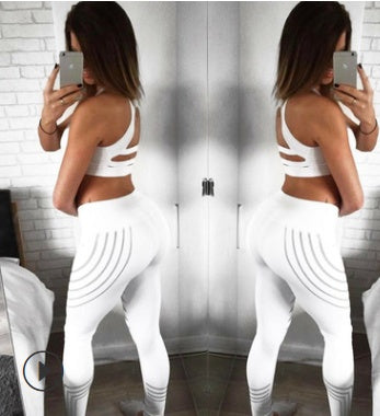 Women Night Glowing Workout Leggings