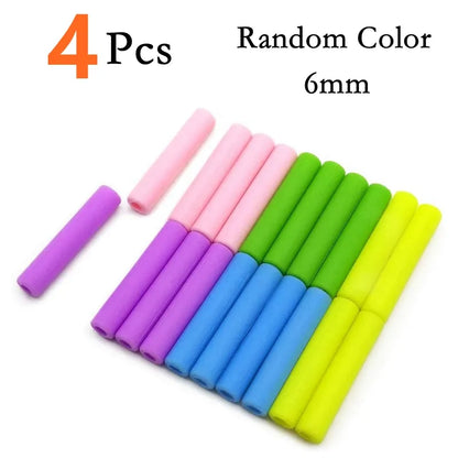 Rainbow Color Reusable Metal Straws Set