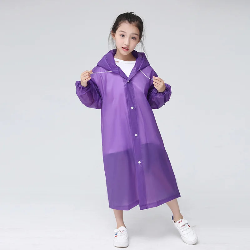 Waterproof Reuseable EVA Raincoat