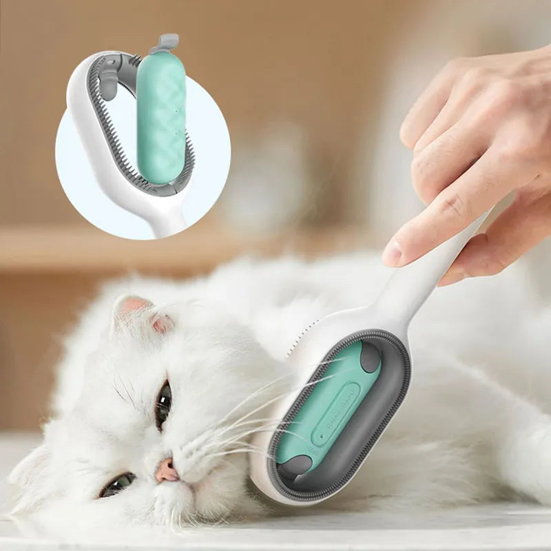 Pet Hair Removal Comb with Wipe