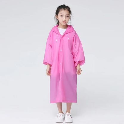 Waterproof Reuseable EVA Raincoat