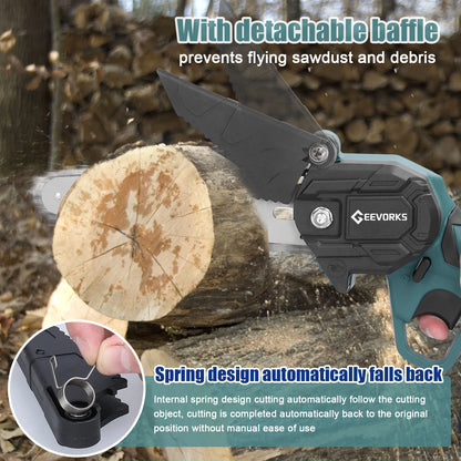 21V 6inch Electric Cordless Chain Saw