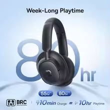 Baseus Bass BH1 NC Wireless Headphones – Adaptive Hybrid ANC, Hi-Res LDAC, Bluetooth 6.0, 80H Playtime