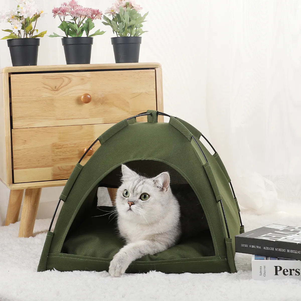 Pet Tent Bed Basket Beds