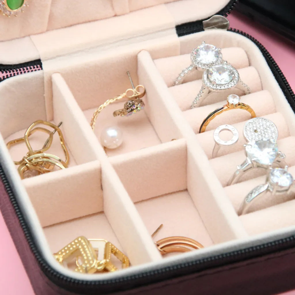 Mini Jewelry Organizer Travel Box