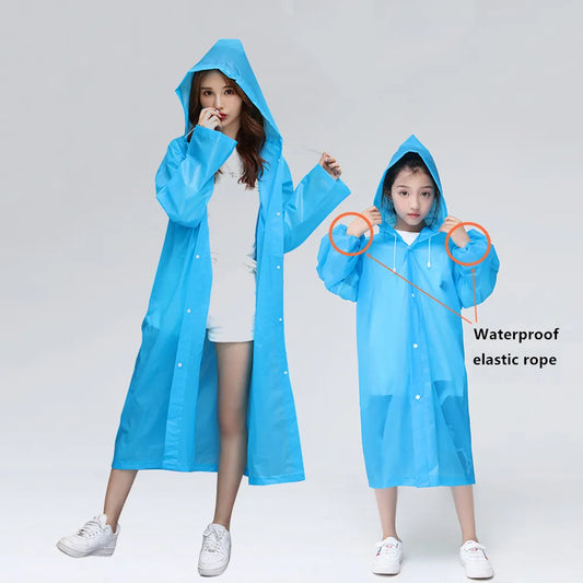 Waterproof Reuseable EVA Raincoat