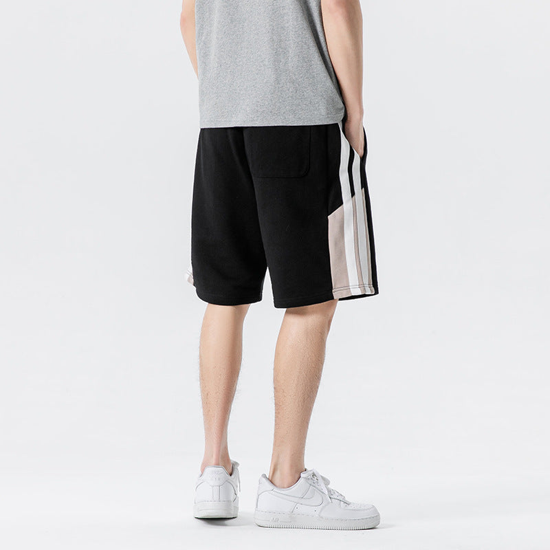 Men’s Summer American Sports Striped Shorts