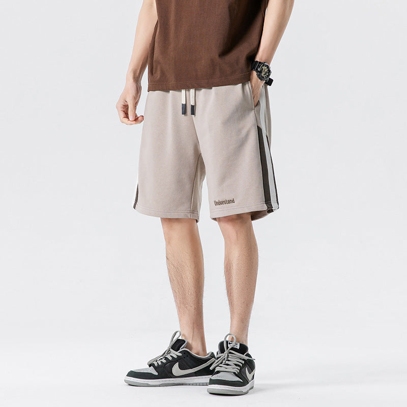 Men’s Summer American Sports Striped Shorts