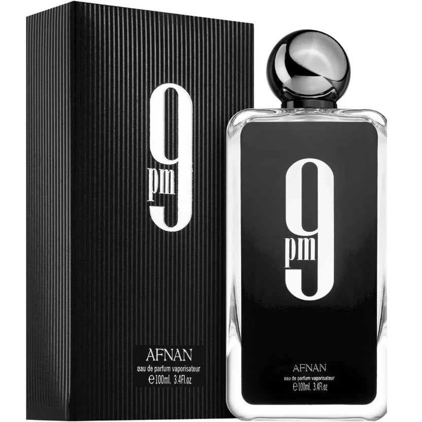 Afnan 9 PM Eau de Parfum for Men 3.4 oz / 100ml