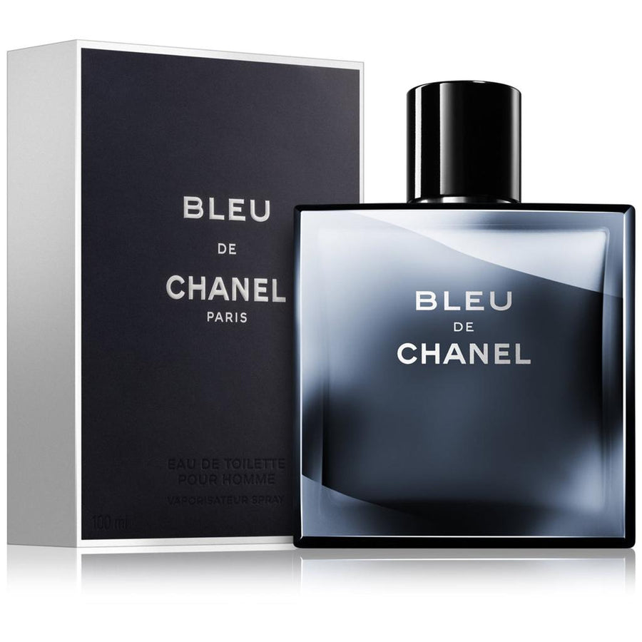 BLEU de CHANEL Eau de Toilette Spray for Men 3.4 Oz / 100 ml | Luxury Woody Aromatic Fragrance